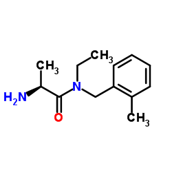 N-Ethyl-N-(2-methylbenzyl)-L-alaninamide结构式