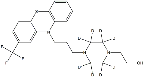 Fluphenazine-d8 Dihydrochloride Structure