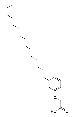 2-(3-pentadecylphenoxy)acetic acid Structure