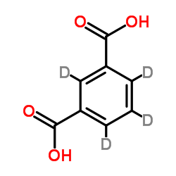 间苯二甲酸-D4结构式