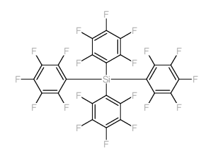 tetrakis(2,3,4,5,6-pentafluorophenyl)silane结构式