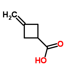 3-亚甲基环丁烷羧酸结构式
