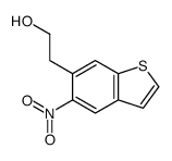 2-(5-nitro-1-benzothiophen-6-yl)ethanol结构式