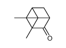 3,6,6-TRIMETHYLBICYCLO-3,1,1-HEPTAN-2-ONE结构式
