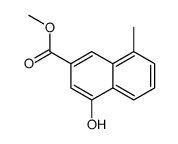 4-羟基-8-甲基-2-萘甲酸甲酯结构式