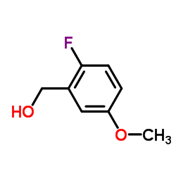 (2-氟-5-甲氧基苯基)甲醇结构式