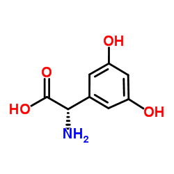 (S)-3,5-二羟基苯基甘氨酸 水合物结构式
