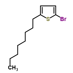 2-溴-5-正辛基噻吩结构式