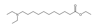 11-diethylamino-undecanoic acid ethyl ester结构式