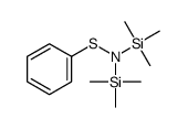 [bis(trimethylsilyl)amino]sulfanylbenzene Structure