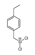 dichloro-[(4-ethylphenyl)methyl]silane Structure
