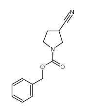 3-氰基吡咯烷-1-羧酸苄酯结构式