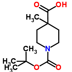 1-Boc-4-甲基-4-哌啶甲酸图片