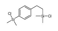 chloro-[4-[2-[chloro(dimethyl)silyl]ethyl]phenyl]-dimethylsilane Structure