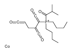 cobalt,dibutyl-[1,6-dioxo-3-(oxomethylidene)hexa-1,5-dien-2-yl]-(2-methylpropanoyl)phosphanium Structure