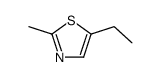 5-ethyl-2-methyl thiazole结构式