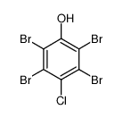 4-chloro-2,3,5,6-tetrabromophenol Structure