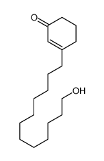 3-(12-hydroxydodecyl)cyclohex-2-en-1-one结构式