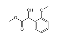 α-Hydroxy-2-methoxybenzeneacetic acid methyl ester Structure