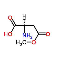 D-天门冬氨酸-β-甲酯结构式