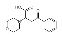 2-(4-morpholinyl)-4-oxo-4-phenylbutanoic acid结构式