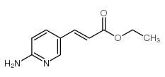 3-(2-氨基-5-溴吡啶-3-基)丙烯酸乙酯结构式