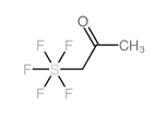 Sulfur,pentafluoro(2-oxopropyl)-, (OC-6-21)- Structure