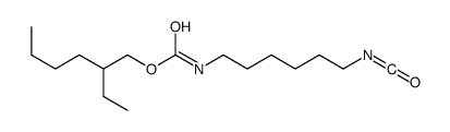 2-乙己基(6-异氰酸基己基)氨基甲酸酯结构式