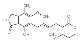 mycophenolate n-butyl ester Structure