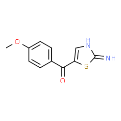 (2-AMINO-THIAZOL-5-YL)-(4-METHOXY-PHENYL)-METHANONE Structure