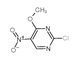 2-氯-4-甲氧基-5-硝基嘧啶结构式