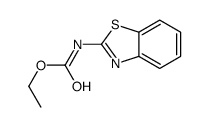 Carbamic acid, 2-benzothiazolyl-, ethyl ester (9CI) Structure