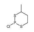2-chloro-4-methyl-1,3,2-dithiaphosphinane Structure