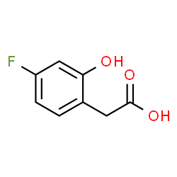 2-(4-氟-2-羟基苯基)乙酸结构式
