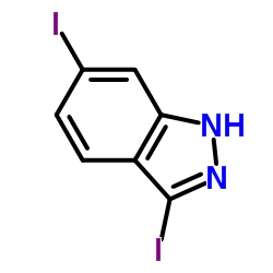 3,6-Diiodo-1H-indazole structure