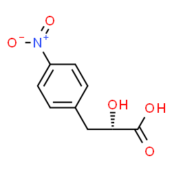 (S)-2-Hydroxy-3-(4-nitrophenyl)propanoic acid Structure