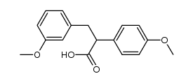 3-(3-methoxyphenyl)-2-(4-methoxyphenyl)propanoic acid Structure