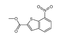 7-硝基苯并[b]噻吩-2-甲酸甲酯结构式