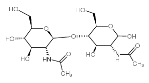 N,N'-二乙酰壳二糖结构式