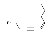 (Z)-1-bromonon-5-en-3-yne结构式