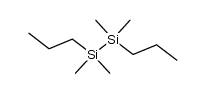 1,2-Di-n-propyl-tetramethyldisilan结构式