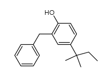 4-Hydroxy-1-tert.-pentyl-3-benzyl-benzol Structure