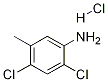 BenzenaMine, 2,4-dichloro-5-Methyl-, hydrochloride structure