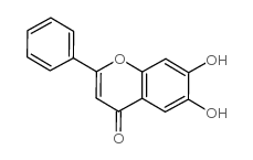 6,7-二羟基黄酮结构式