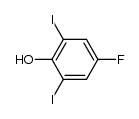 4-fluoro-2,6-diiodo-phenol结构式