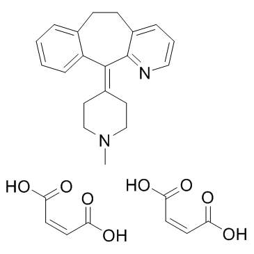 Azatadine dimaleate structure