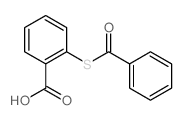 2-benzoylsulfanylbenzoic acid结构式