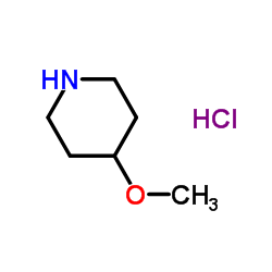 4-Methoxypiperidine hydrochloride (1:1) Structure