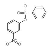 1-(benzenesulfonyloxy)-3-nitro-benzene Structure