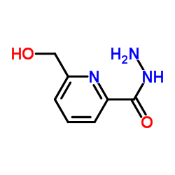 6-(Hydroxymethyl)-2-pyridinecarbohydrazide结构式